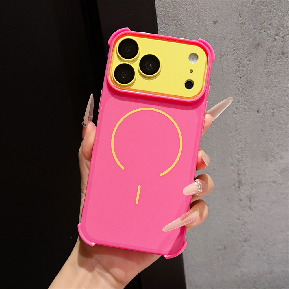 Apple Iphone 15 Pro Max - Contrast Color Armor Phone Case for