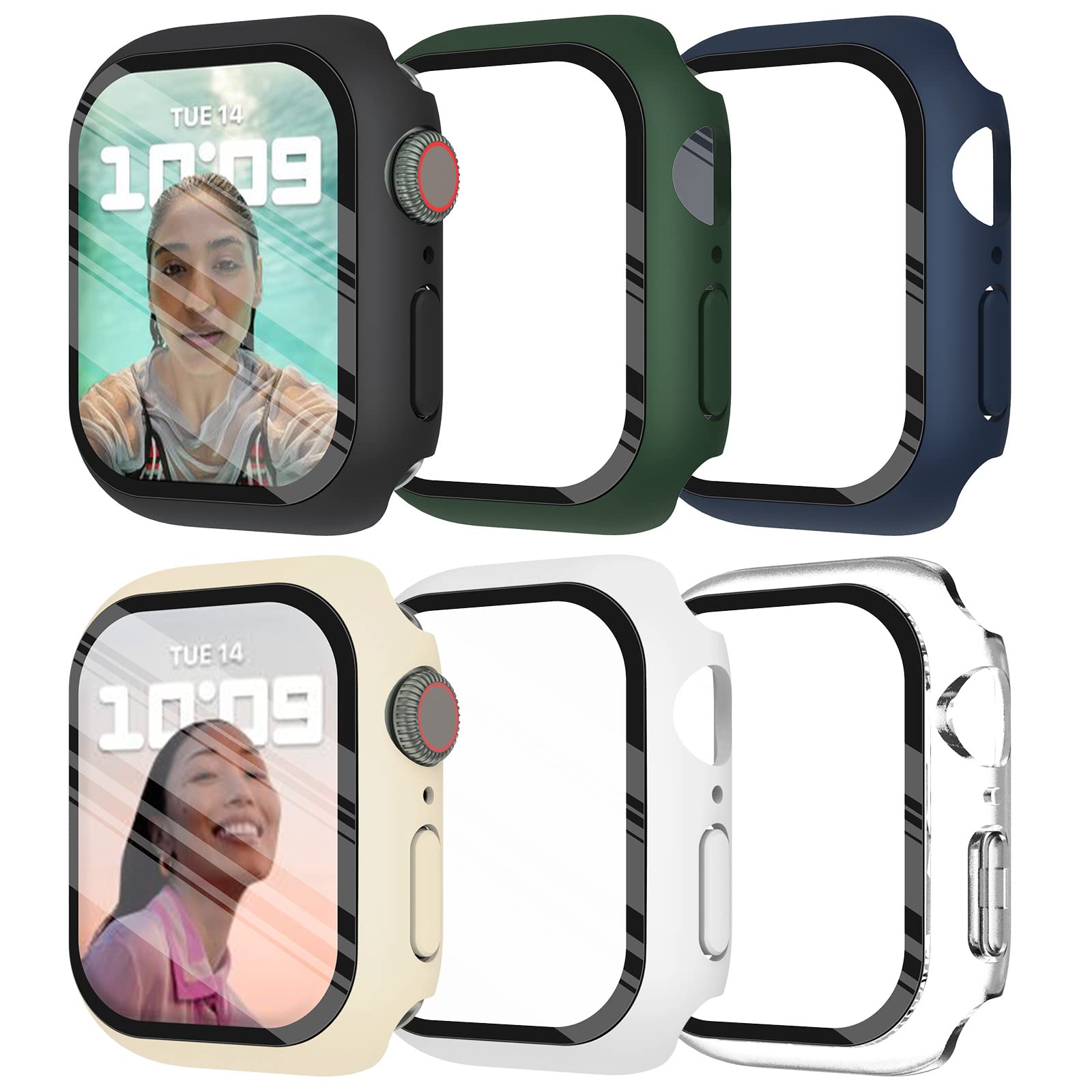 Smartwatch Icon - Tempered Glass+cover For Apple Watch 9