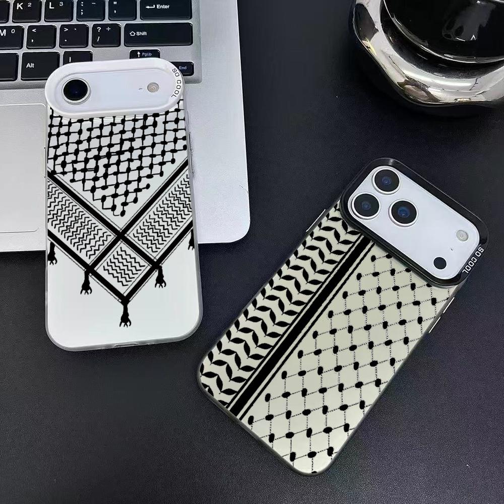 Keffiyeh P-Palestine Phone Cas - Apple Iphone 15 Pro Max ulasan dan harga