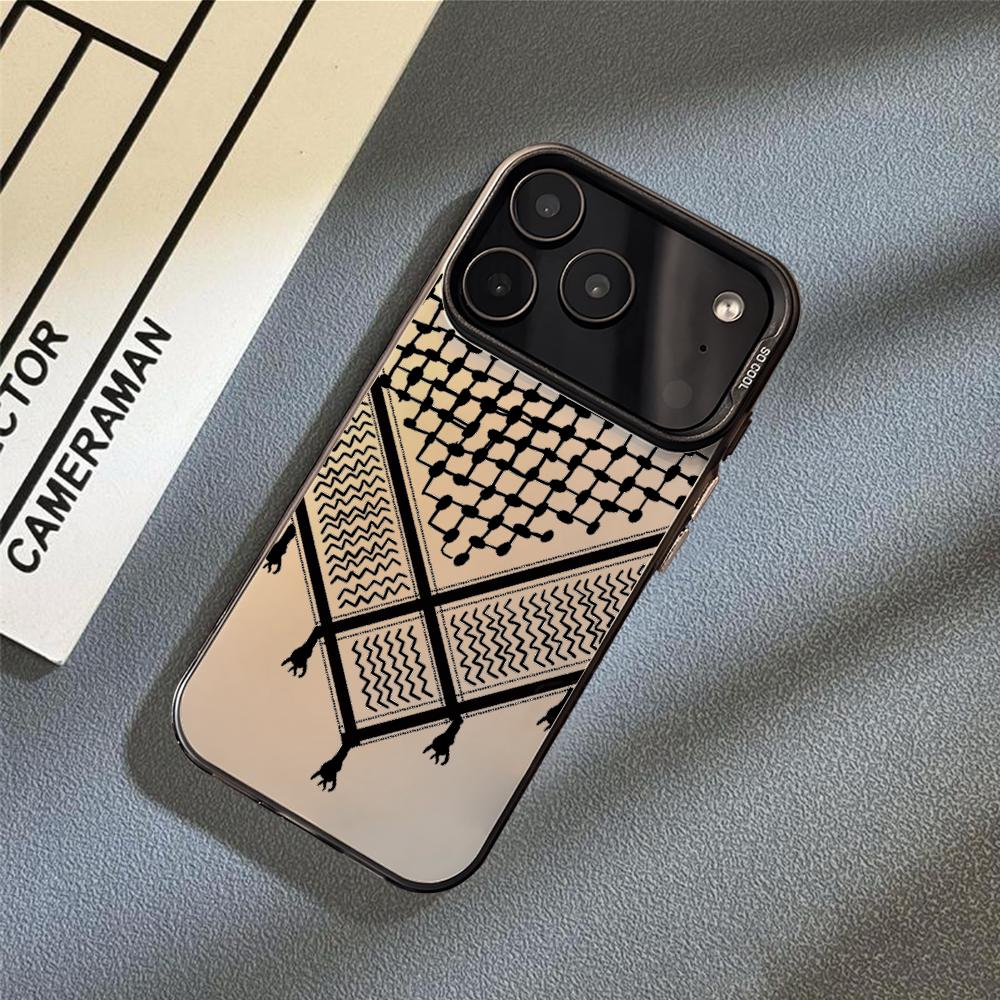 Keffiyeh P-Palestine Phone Cas - Apple Iphone 15 Pro Max ulasan dan harga