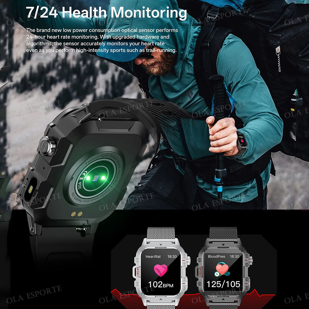 2026 New Rugged Military GPS S - Smartwatch X12 ulasan dan harga