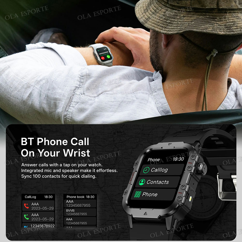 2026 Military Outdoor Smart Wa - Smartwatch X12 ulasan dan harga