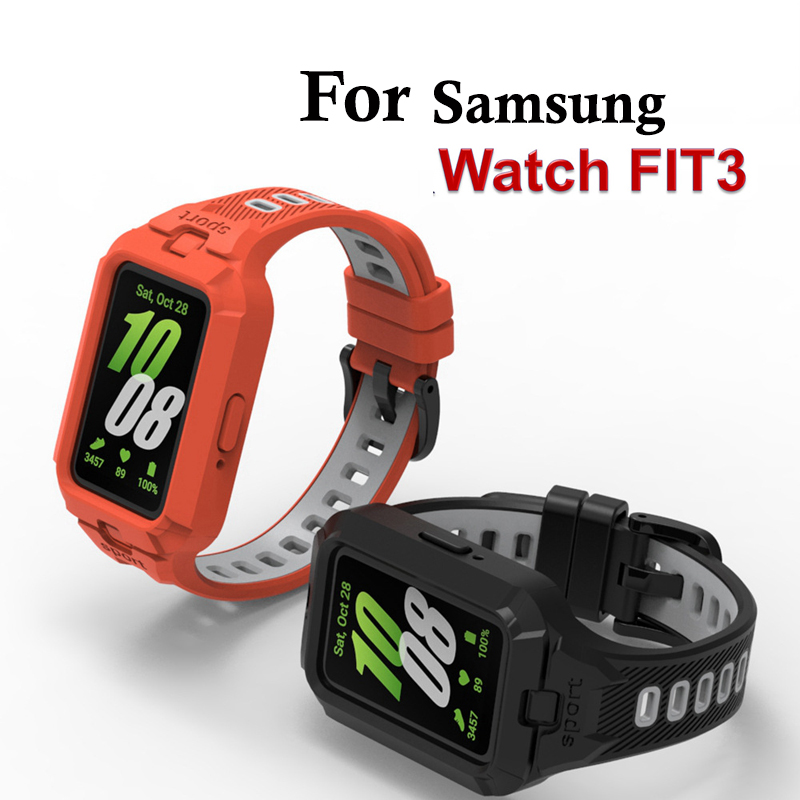 Strap+Case for Samsung Galaxy  - Silicone Band Replacement ulasan dan harga