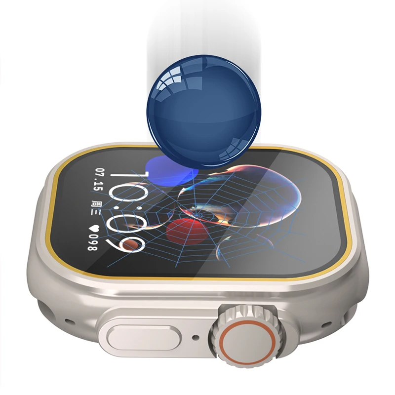 Tempered Glass for Apple Watch - Smartwatch Straps & Accessories ulasan dan harga