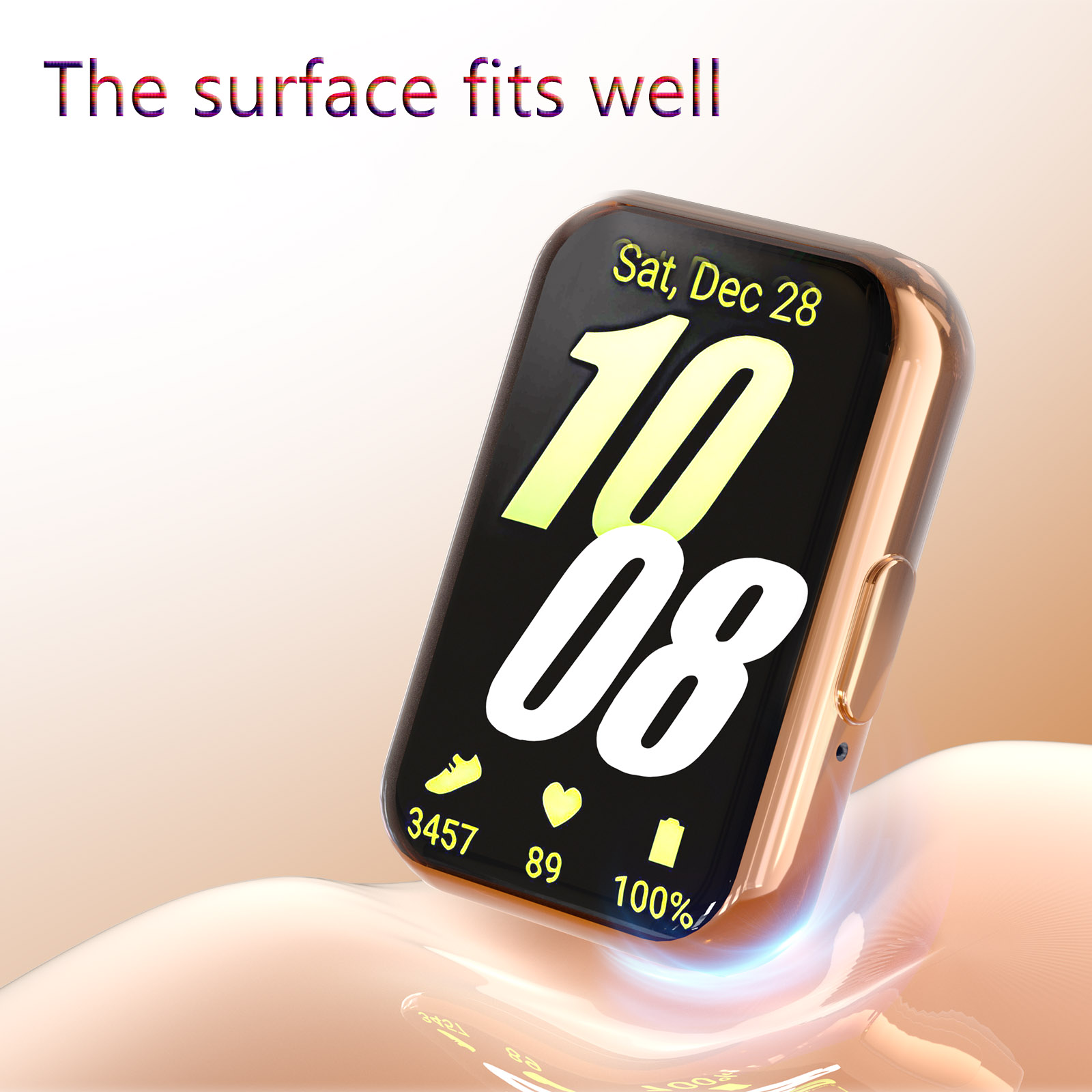 Cover for Samsung Galaxy Fit 3 - Smartwatch Watch Accessories For Women ulasan dan harga