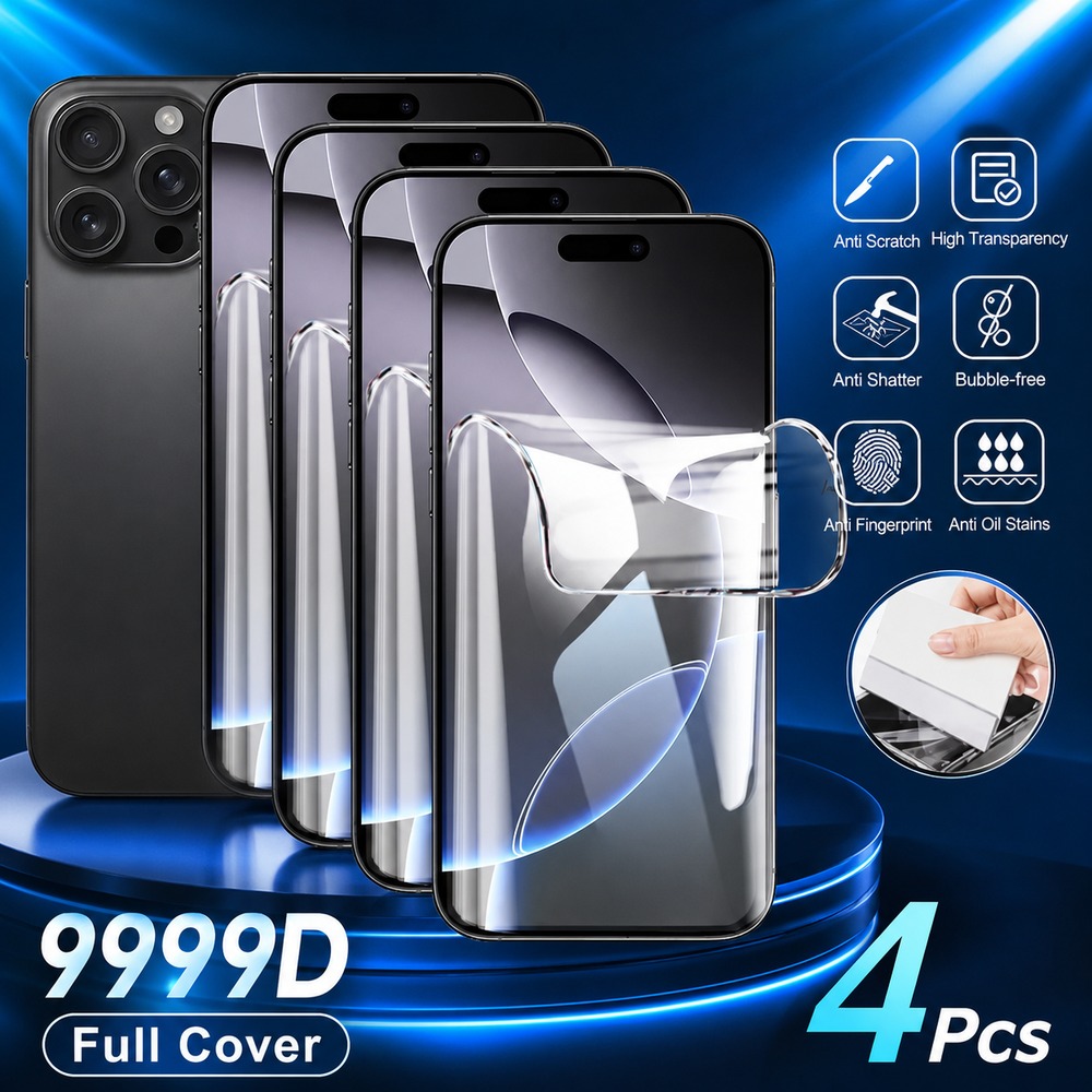4PCS Hydrogel Film For Realme  - Realme Gt 6 ulasan dan harga