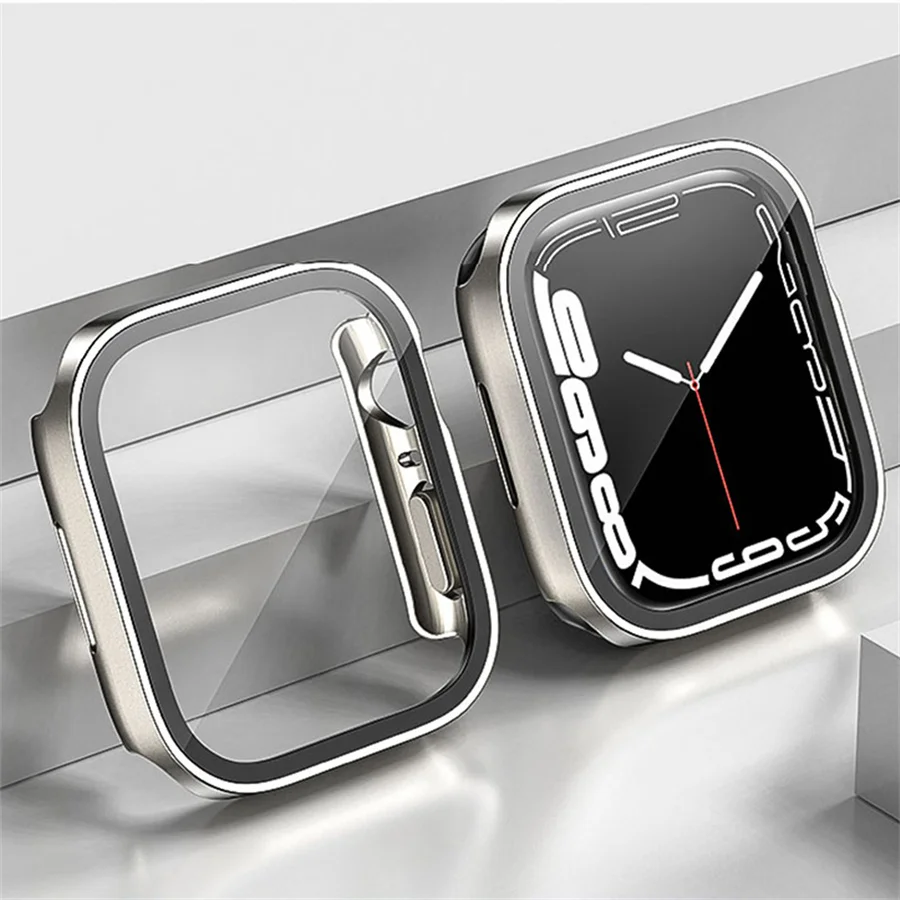 Glass+cover For Apple Watch ca - Smartwatch Watch Accessories For Women ulasan dan harga