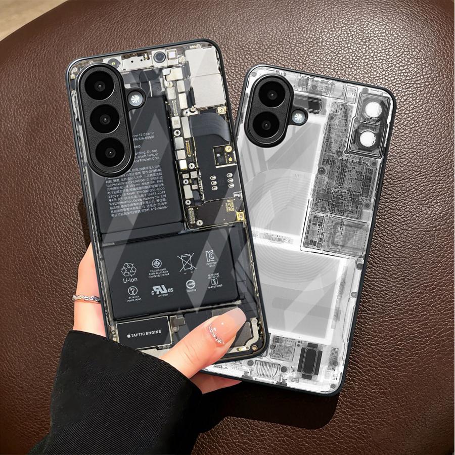 Glass Phone Cover Case for Sam - Samsung Galaxy A55 ulasan dan harga