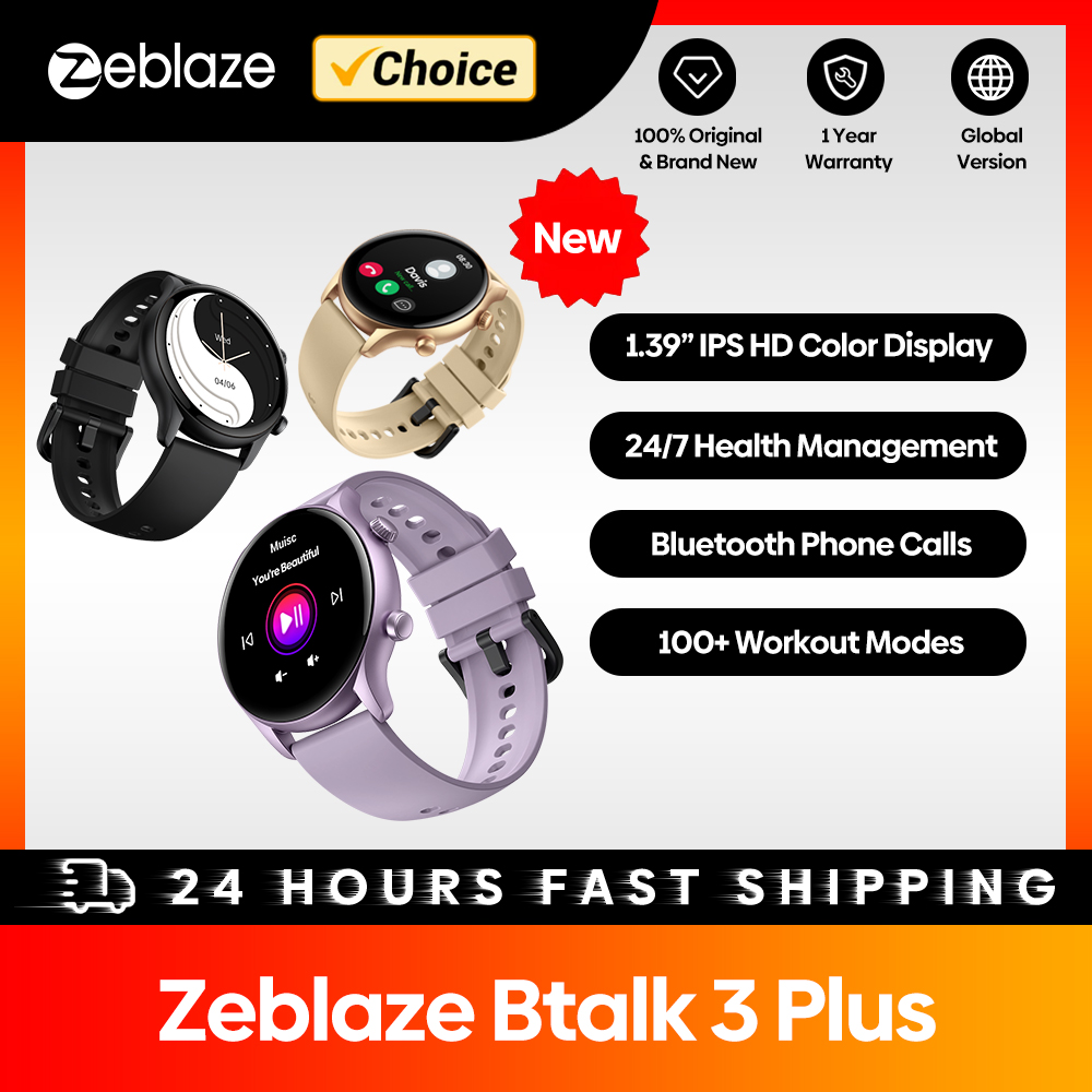 New Zeblaze Btalk 3 Plus Voice - Smartwatch X12 ulasan dan harga