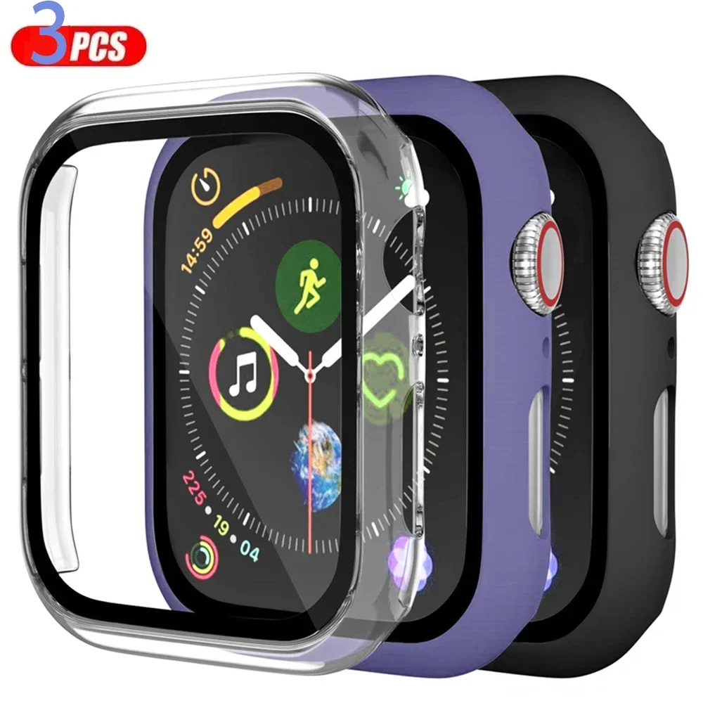 3pack Glass+cover For Apple Wa - Smartwatch Watch Accessories For Women ulasan dan harga