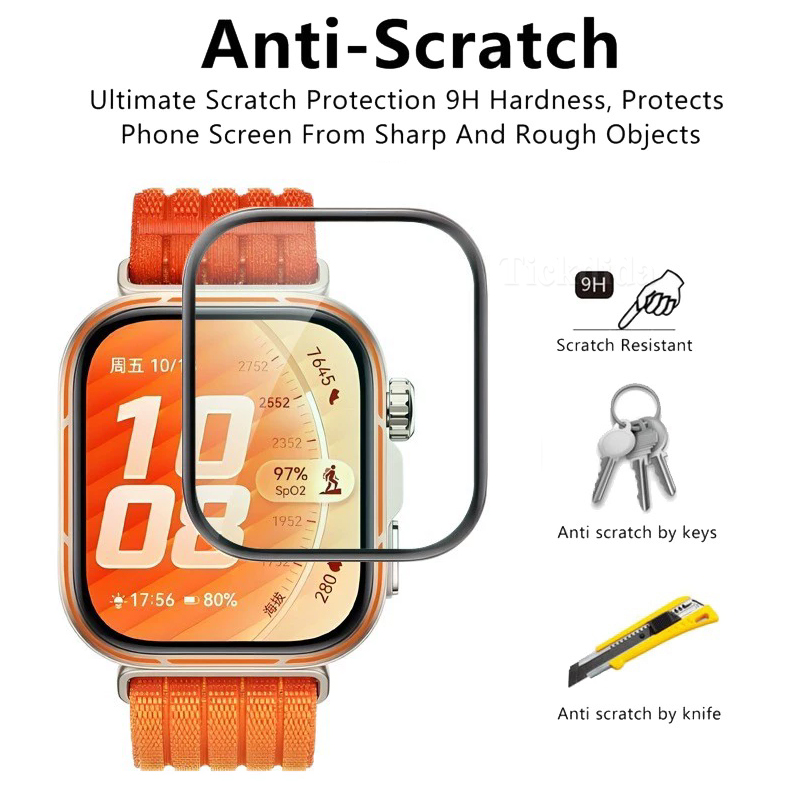 Soft Tempered Glass for Huawei - Huawei Smartwatch Accessories ulasan dan harga