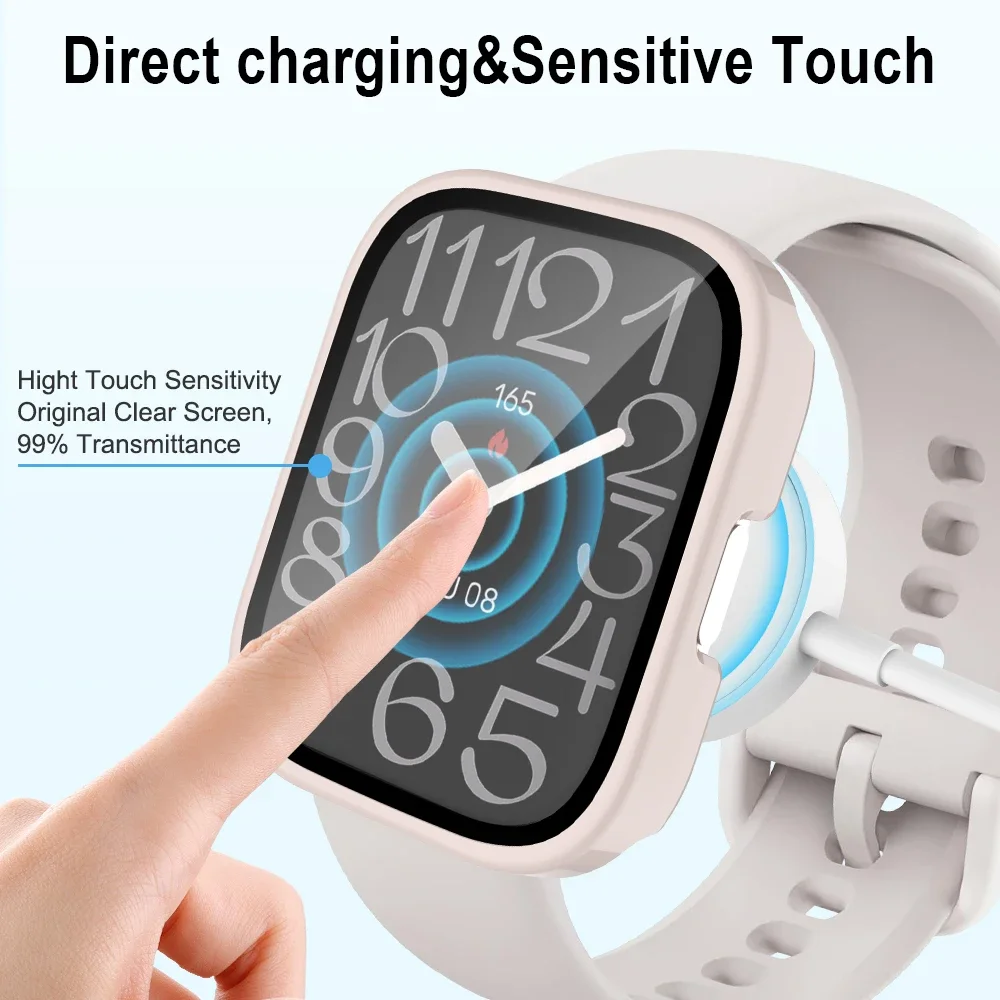 PC+Glass for Amazfit Bip 5 Uni - Smartwatch Icon ulasan dan harga