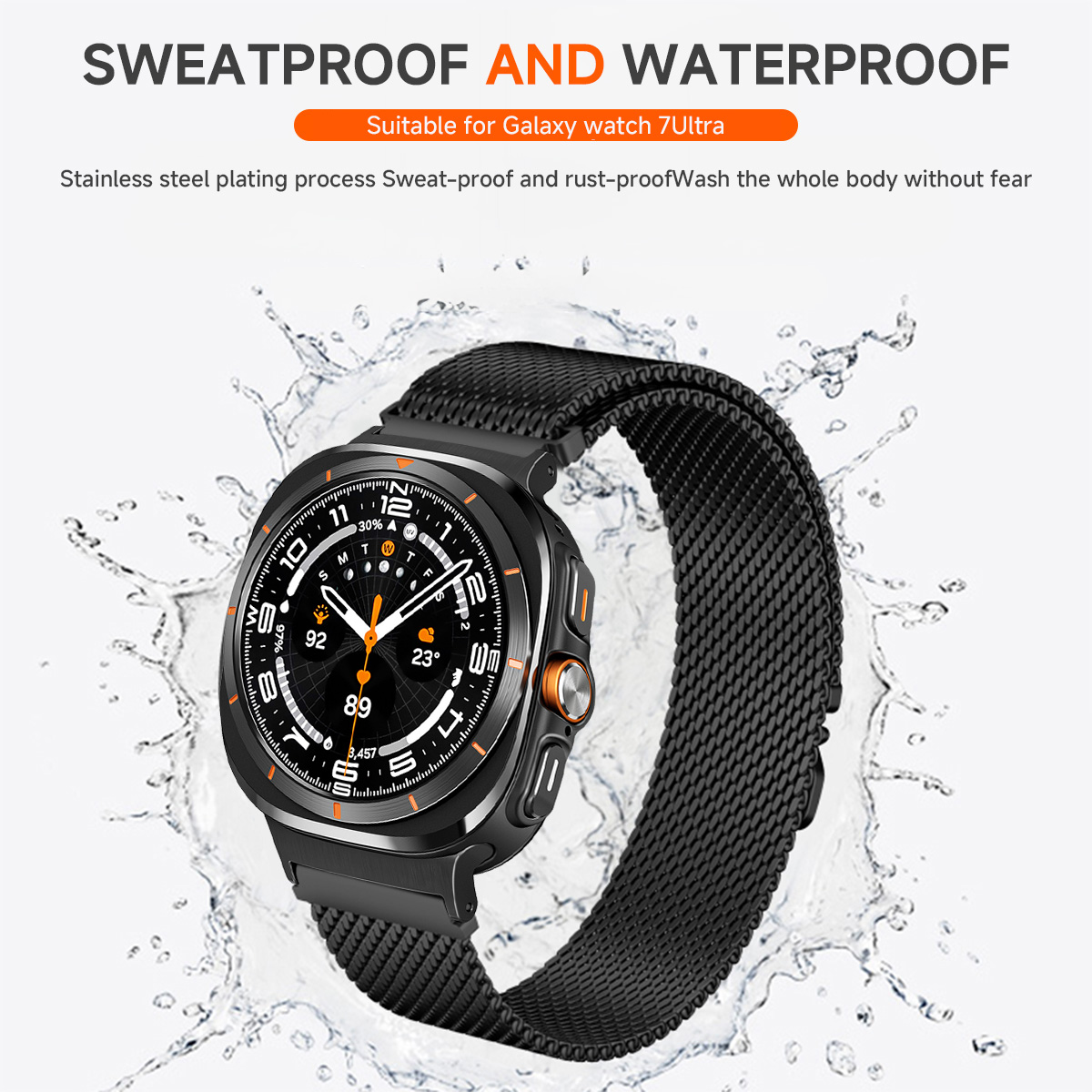 Milanese Metal Strap for Samsu - Samsung Smartwatch Ultra Accessories ulasan dan harga